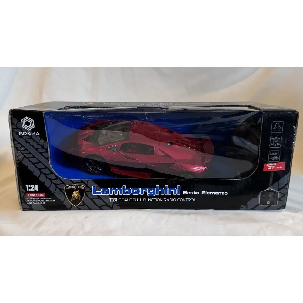 Remote Controlled 1/24 Braha Lamborghini‎ Sesto Elemento R/C Authentic Lambo New